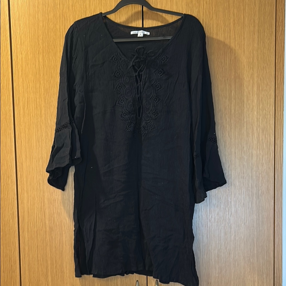 O’Neill Black Lace-Up Women's Coverup